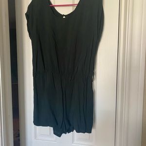 Cute green short romper